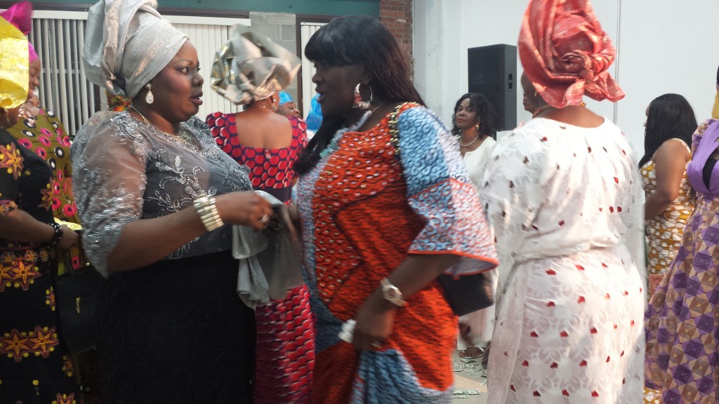 A cross section of members of the Nigerian community in Boston at the celebration of life of Late Madam Omorotionmwan Omoigui Imasuen