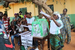 voting in progress