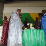 The Chief Launcher, Chief Dr. Gabriel Osawaru Igbinedion, CFR, The Esama of    Benin with Retired Colonel Paul Ogbebor unveiling book