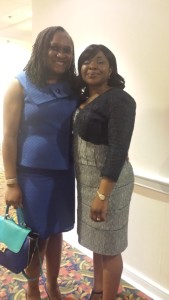 Attorney (Dr.) Rose Egbuiwe, left and Apostle Naomi Osagiede at the event