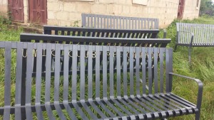 Benches donated to the park by UNIC Club of Toronto,  Canada.