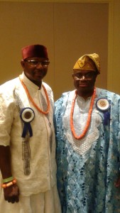 ENAW National President, Elder Frankline Omoruna and Mr.  Mike Ohenzuwa, Park and Recreation Committee Chairman.