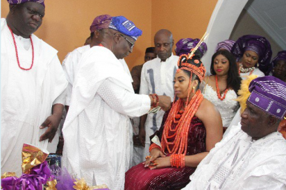 Ooni of Ife, Adeyeye Enitan Ogunwusi and Wuraola Otiti Zynab Obanor held a traditional marriage on Saturday at Edo Hotel premises in Benin City, Edo State.