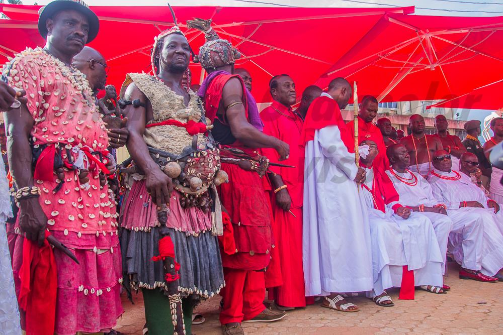 Cross section of the Coronation of the Oba of Benin