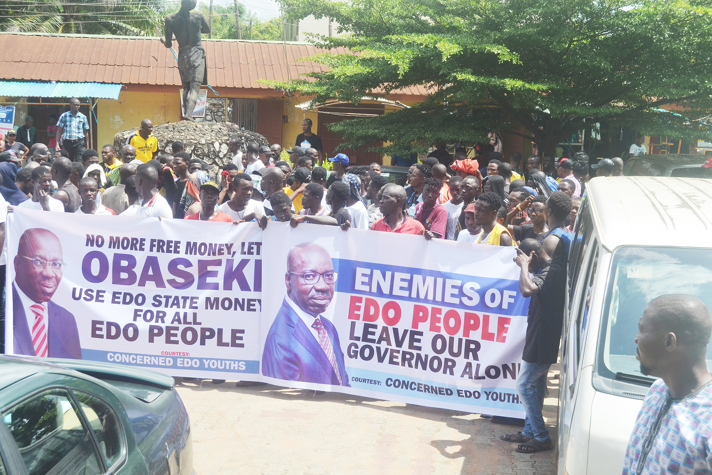 Threat To Obaseki: Edo Youths Warn Tony Kabaka Adun In Solidarity Rally – Alltimepost.com